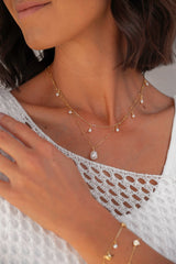 Freshwater Pearl Necklace | 18K Plated | Lillyco