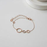 Fine | Rose Gold 3 Ring Bracelet
