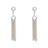 Fine | Silver Tassel Earring