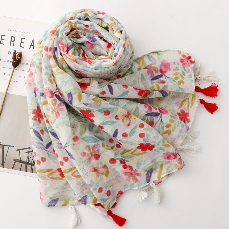 Ladies | Pretty Floral Print Scarf