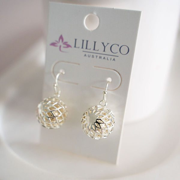 Rose Gold Happy Harmony Ball Earring