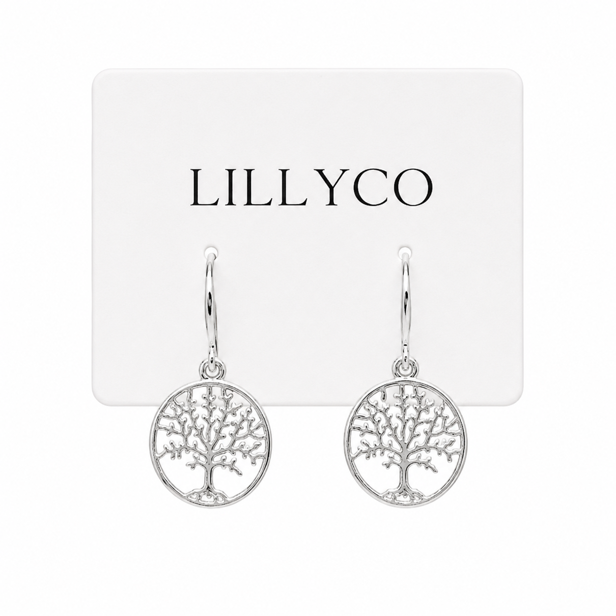 Silver Tree Earring