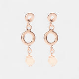 Fine | Rose Gold & Pink Earring
