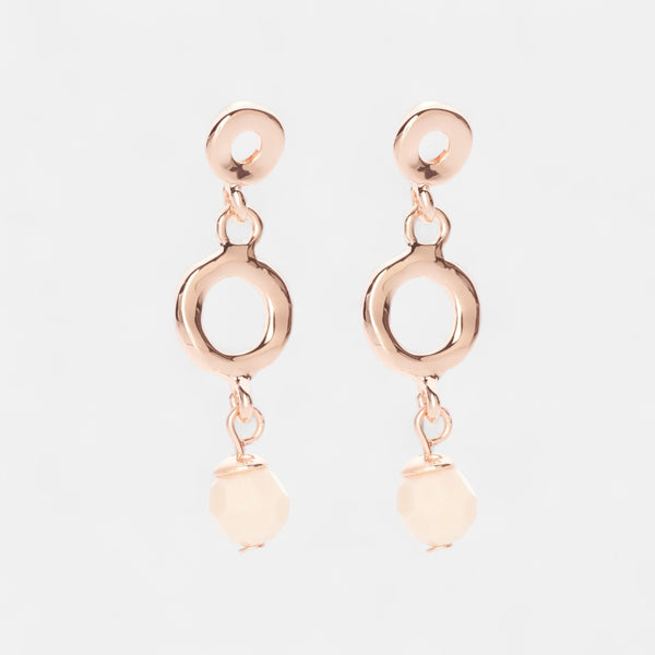 Fine | Rose Gold & Pink Earring