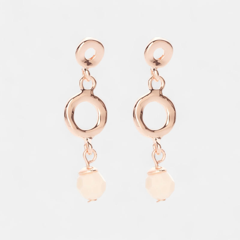Fine | Rose Gold & Pink Earring