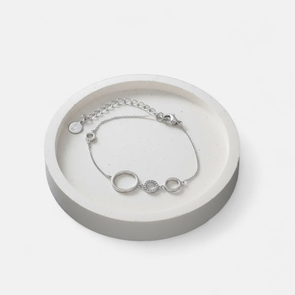 Fine | Silver 3 Ring Bracelet