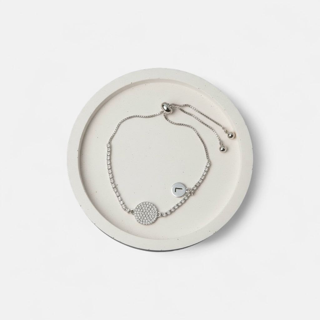 Fine | Silver Round Bling Bracelet