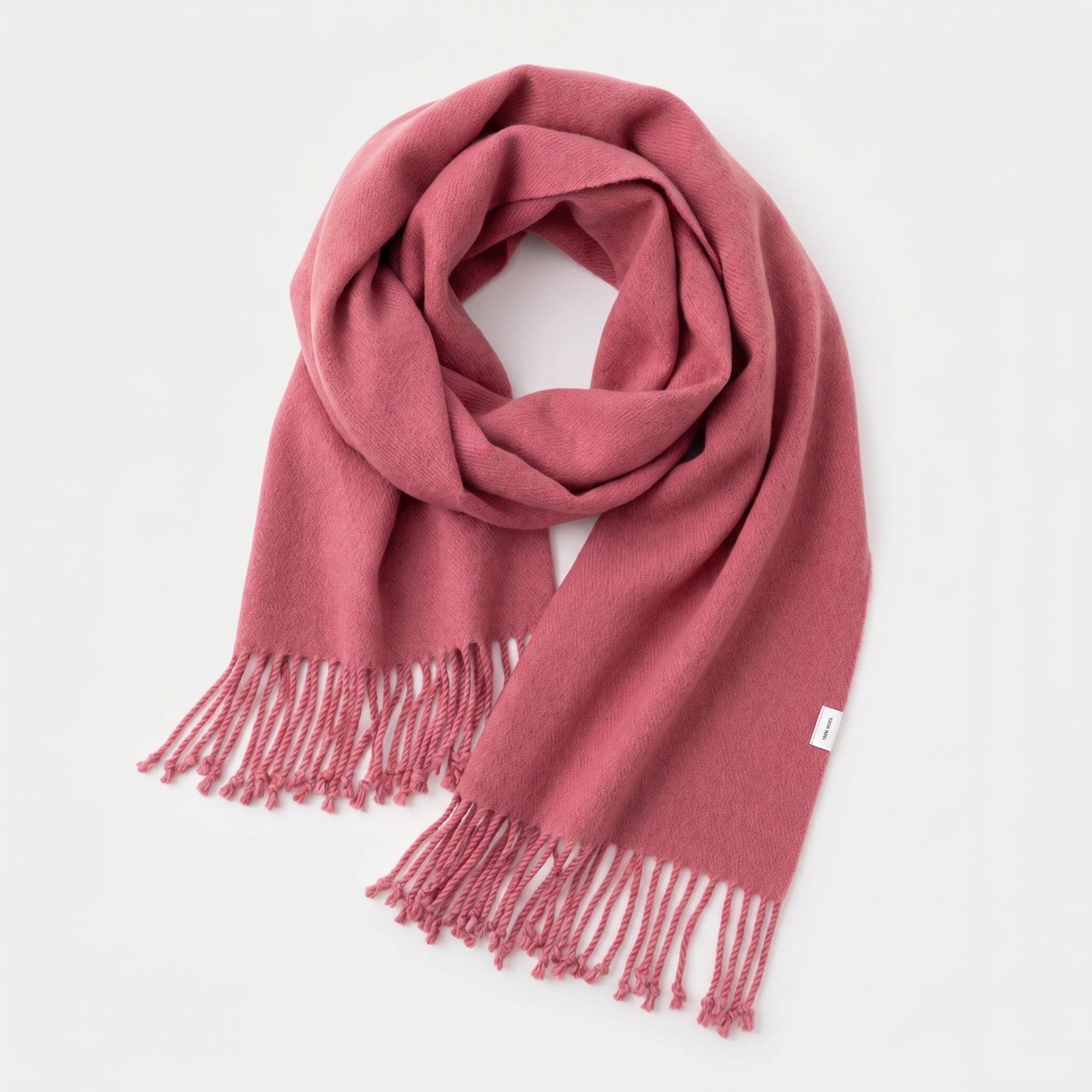 Ladies Winter | Pink Wool Scarf