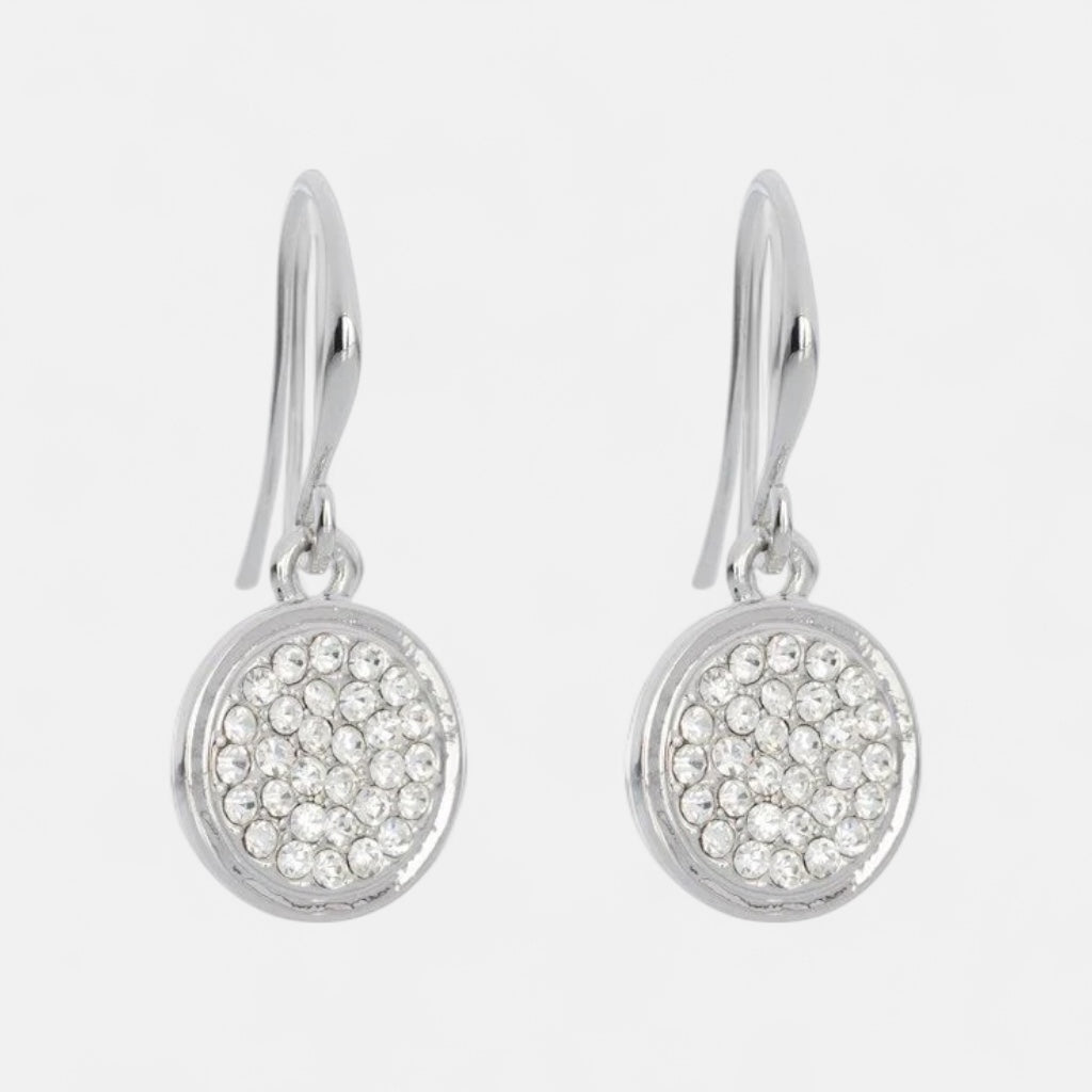 Fine | Silver Drop Cubic Zirconia Earring