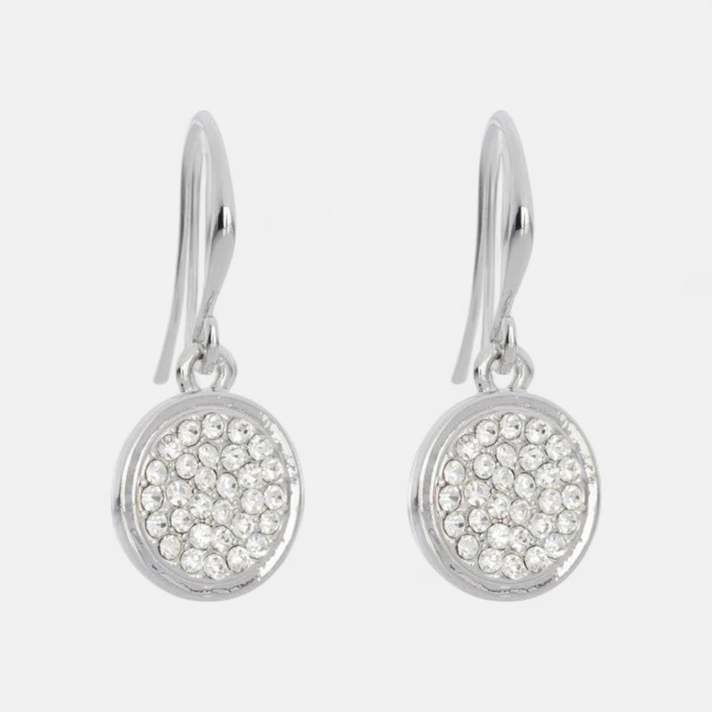 Fine | Silver Drop Cubic Zirconia Earring