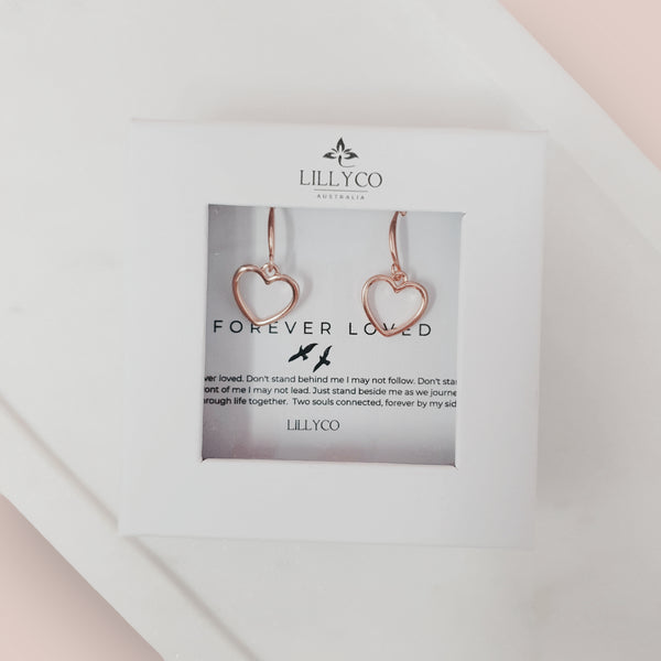 Fine | Forever Loved Boxed Earring | Rose Gold