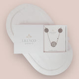 Fine | Boxed Silver 3 Disc Necklace