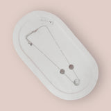Fine | Boxed Silver 3 Disc Necklace