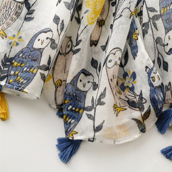 Ladies | Owl Print Scarf