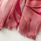 Ladies | Pink Abstract Scarf