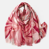 Ladies | Pink Abstract Scarf