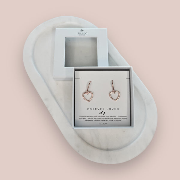 Fine | Forever Loved Boxed Earring | Rose Gold