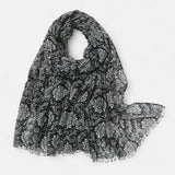 Black & White Pattern Scarf