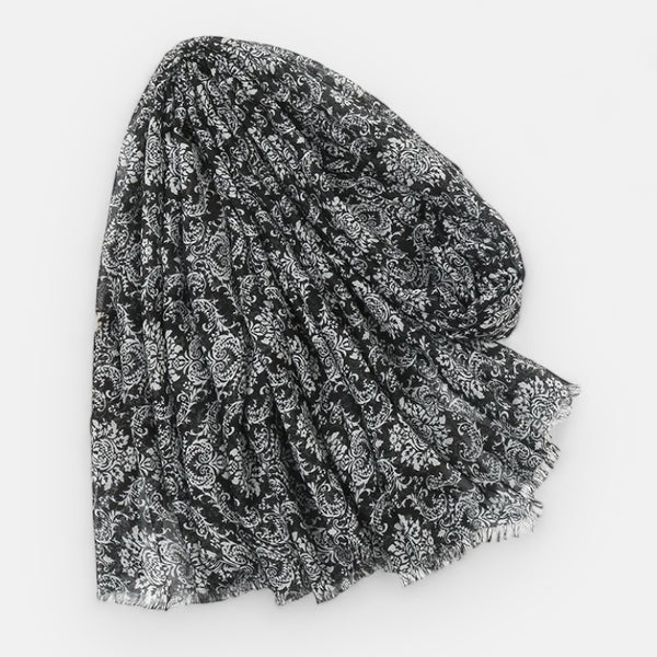 Black & White Pattern Scarf