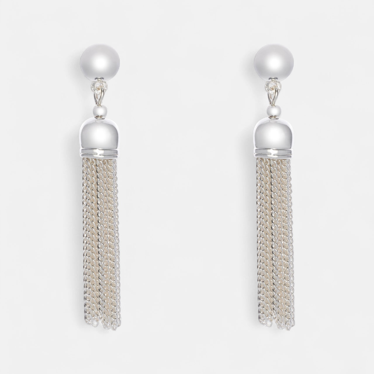 Fine | Silver Tassel Earring