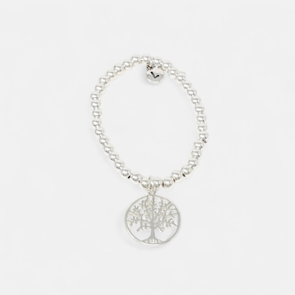Silver Tree Bracelet