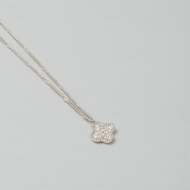 Fine | #2 Bloom Flower Boxed Silver Necklace | LAST ONE