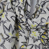 Ladies | Black & White Abstract Print Scarf