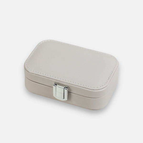 Lillyco Beige Mini Rectangle Jewellery Box