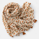 Ladies | Brown Modern Printed Scarf