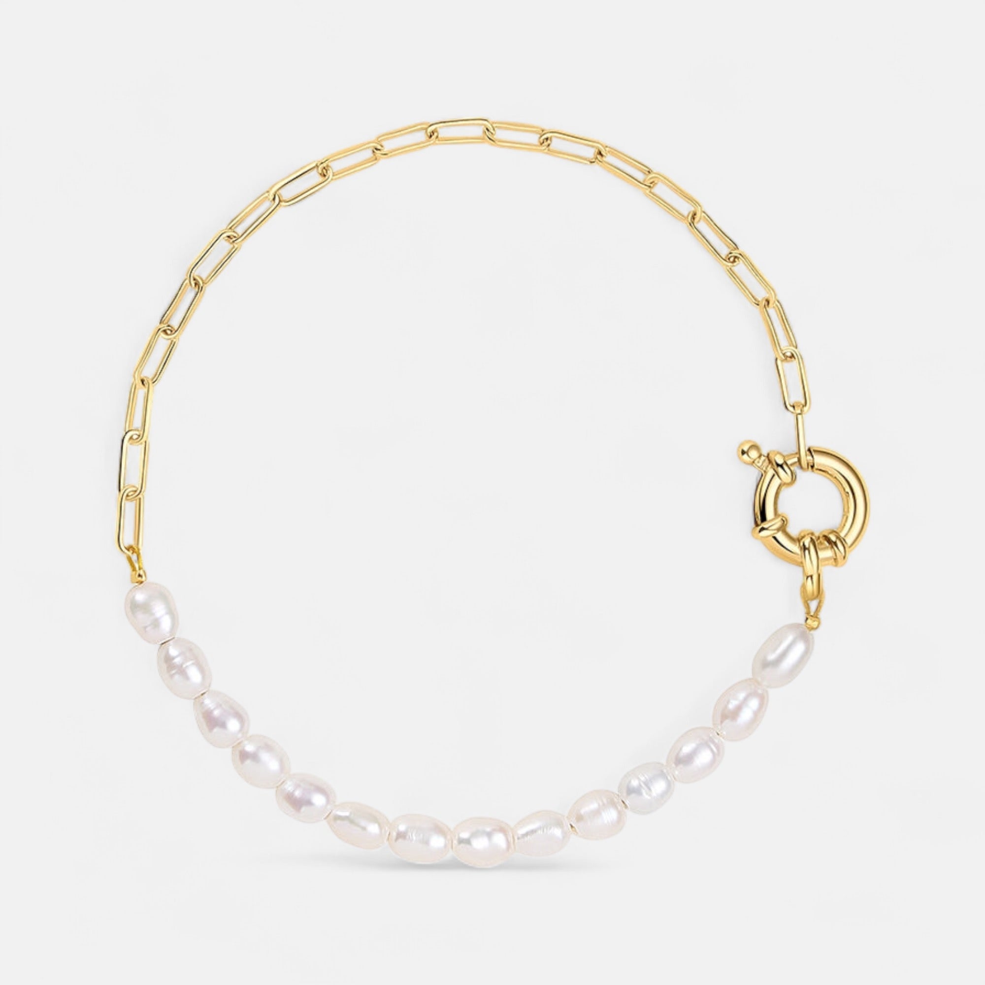 18K Plated | Fresh Water Pearl Bracelet