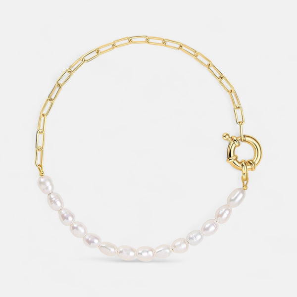18K Plated | Fresh Water Pearl Bracelet