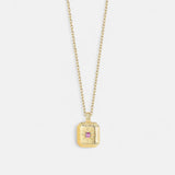 Birthstone October Necklace - 18K for Ladies