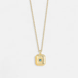 Birthstone December Necklace - 18K for Ladies