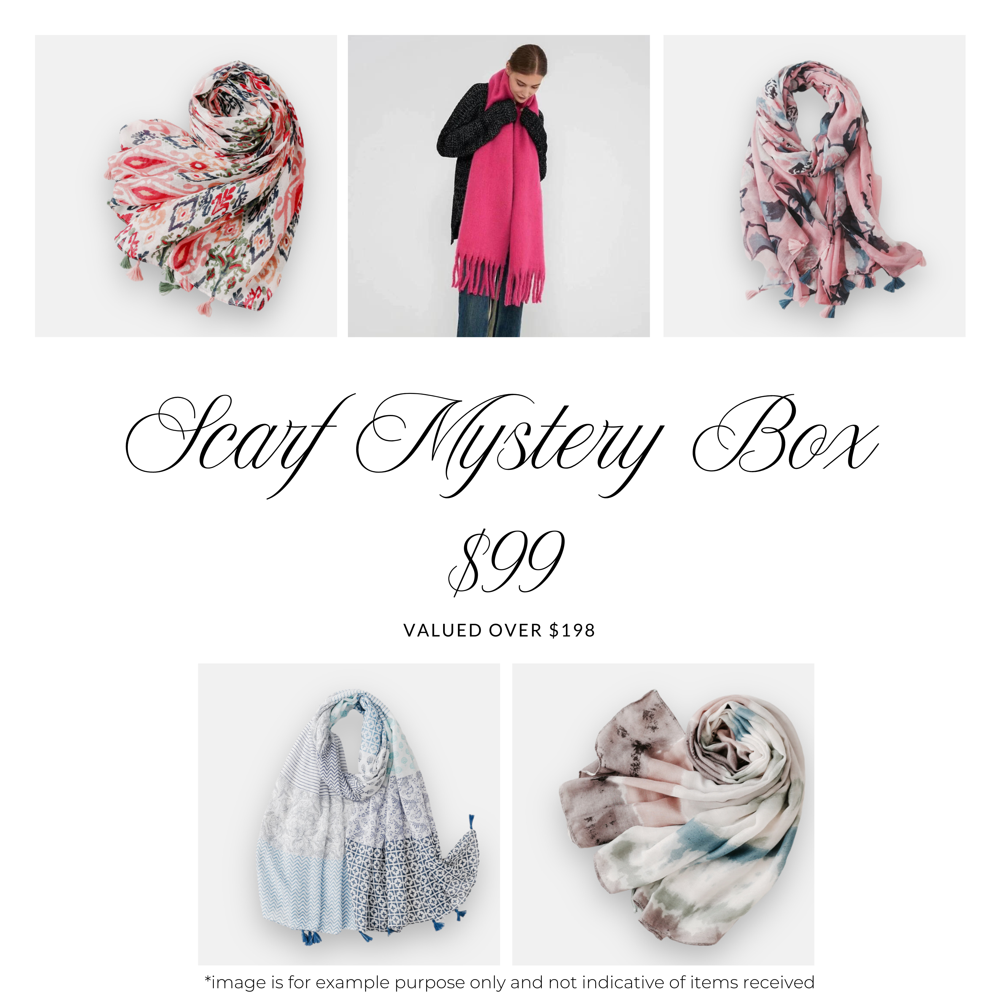 Lillyco Mystery Box | Ladies Scarves | Assorted Summer