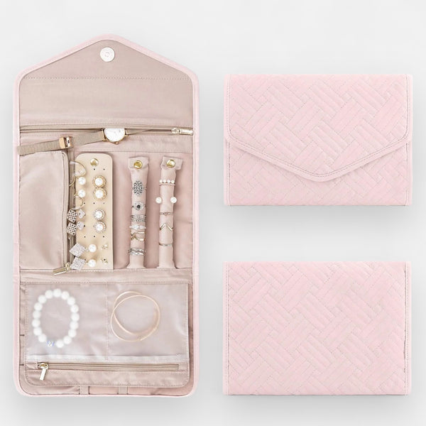 Pink Jewellery Roll