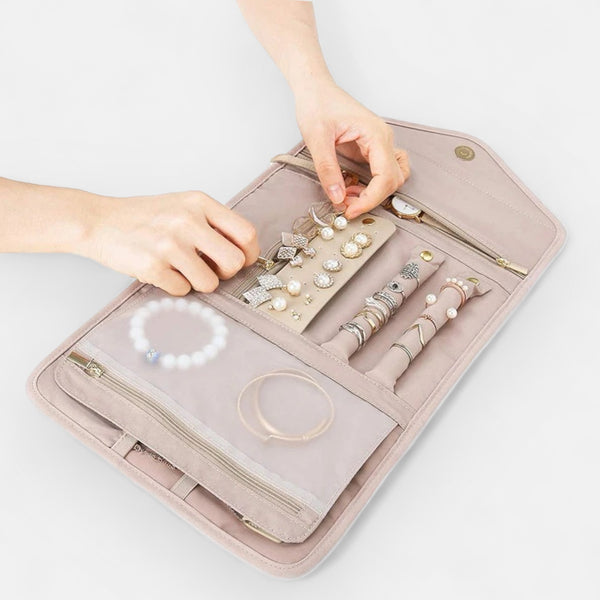 Pink Jewellery Roll