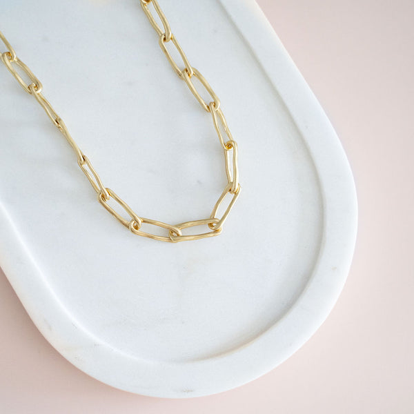 SHORT | Gold Link Chain Necklace