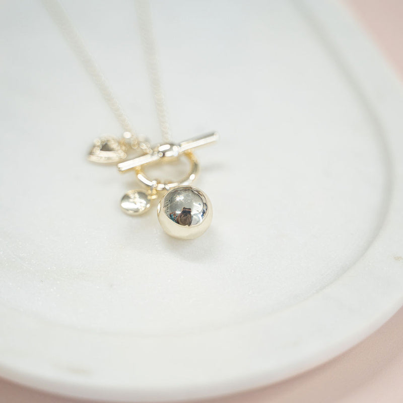 Limited Edition | LONG | Light Gold Ball Necklace