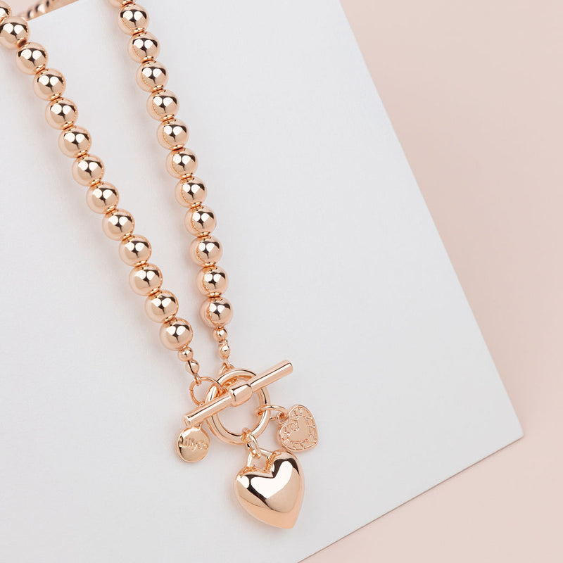 Limited Edition | SHORT | Rose Gold Heart Necklace