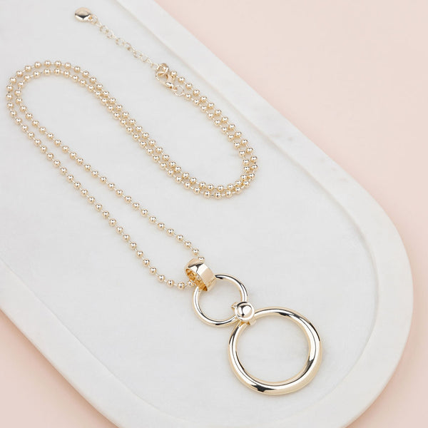 Everyday | Gold 2 Ring Necklace