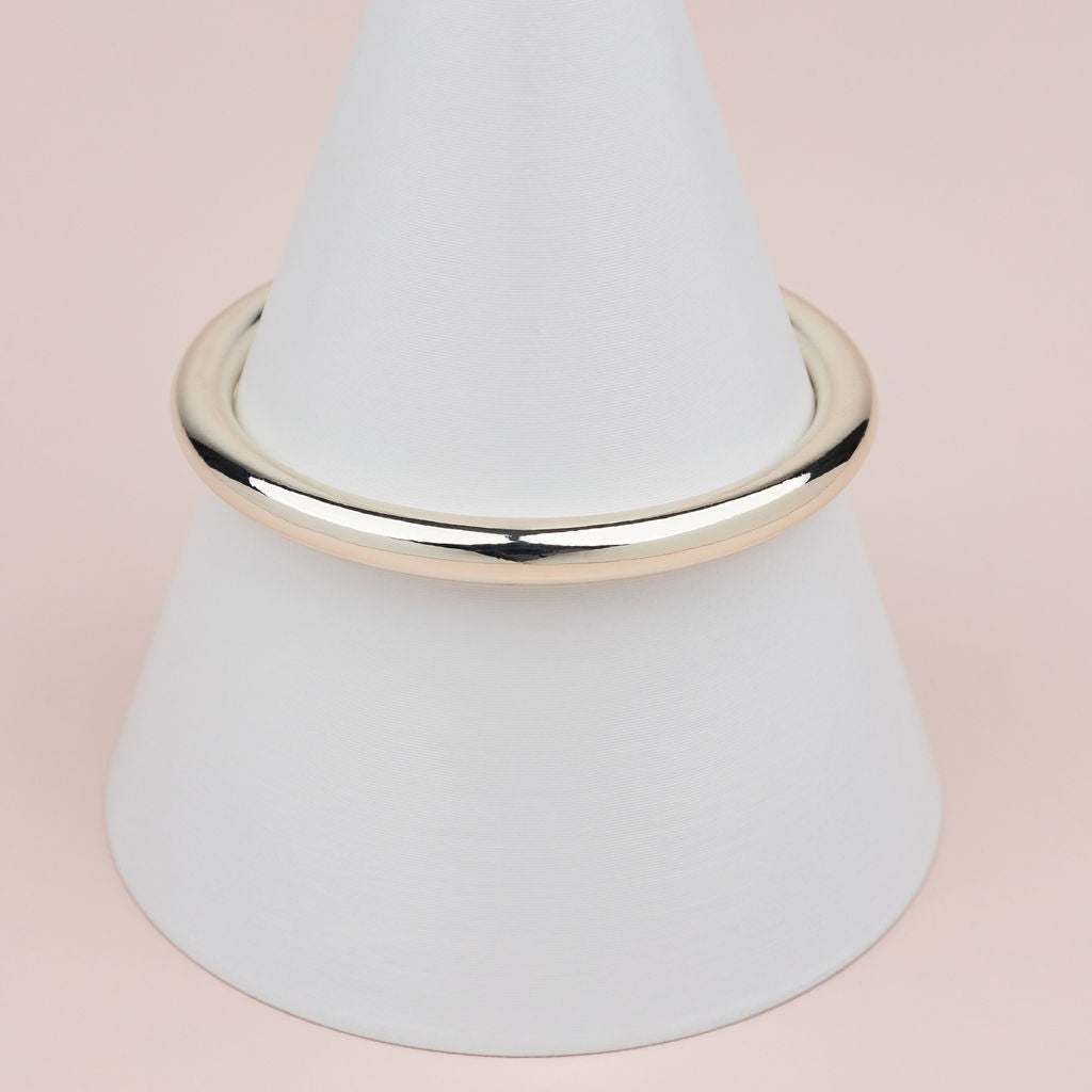 Yellow Gold Solid Bangle