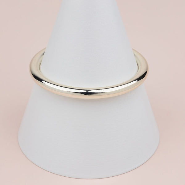 Yellow Gold Solid Bangle