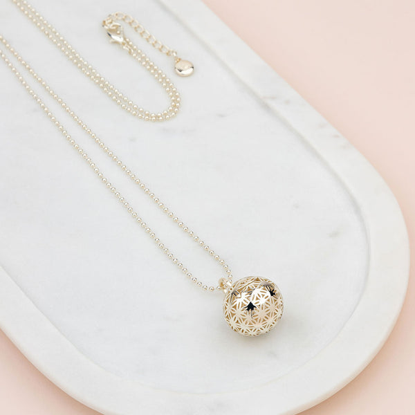 Light Gold Love Harmony Long Necklace