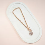 LIMITED EDITION | SHORT | Rose Gold Coin Necklace