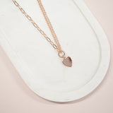 SHORT | Rose Gold Heart Necklace