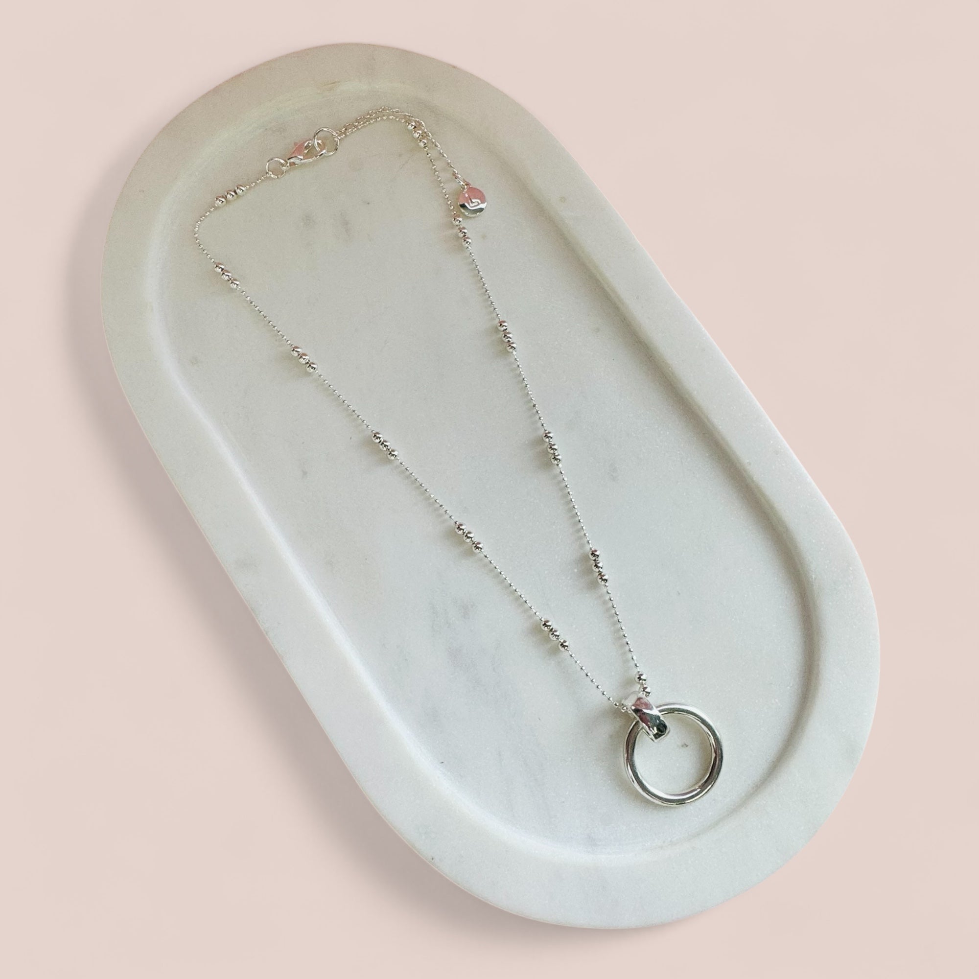 SHORT | Silver Ring Necklace