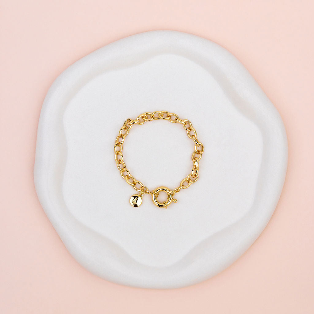 Yellow Gold Olivia Bracelet