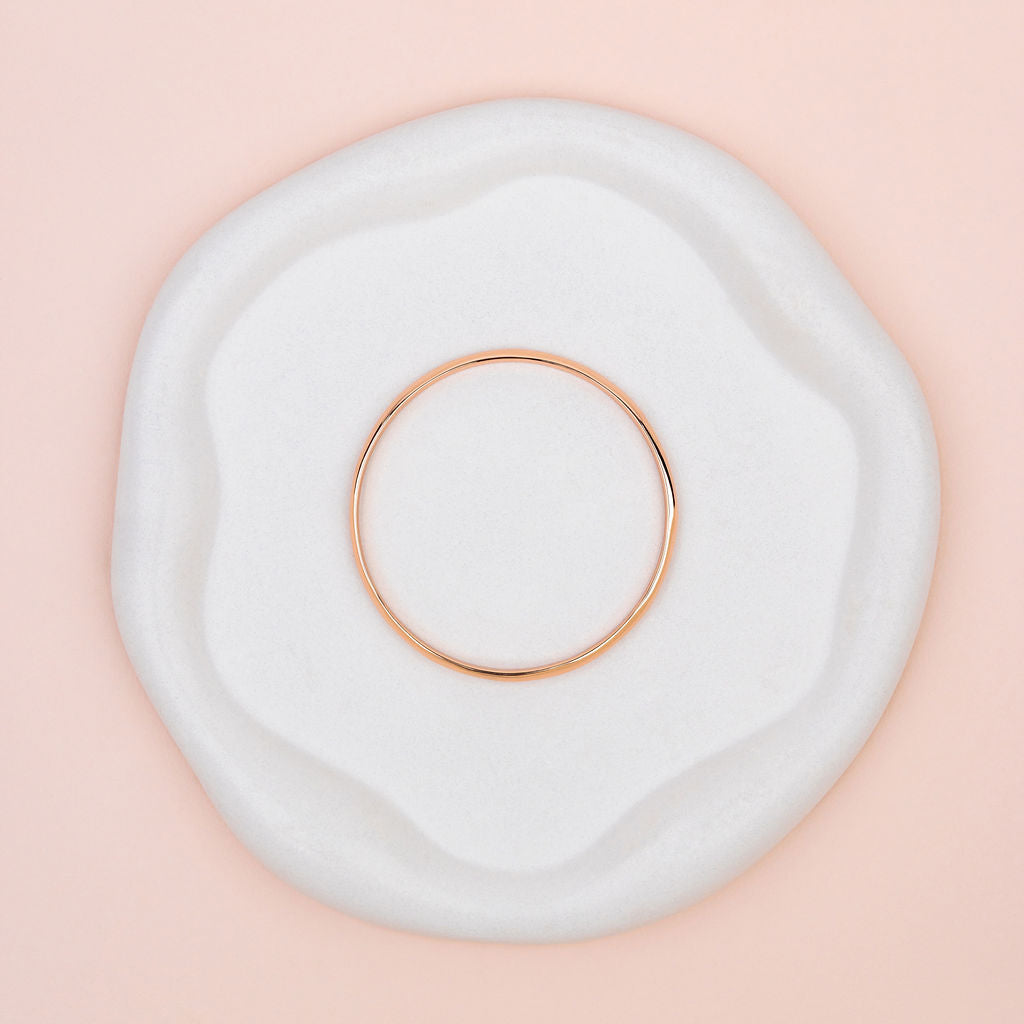 Rose Gold Thin Bangle
