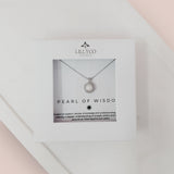 Fine | #1 Pearl of Wisdom Boxed Silver Necklace
