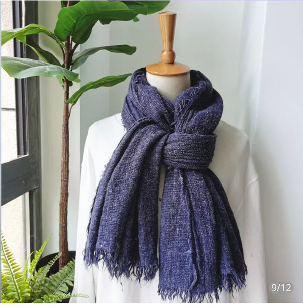 Ladies Navy Blend Scarf